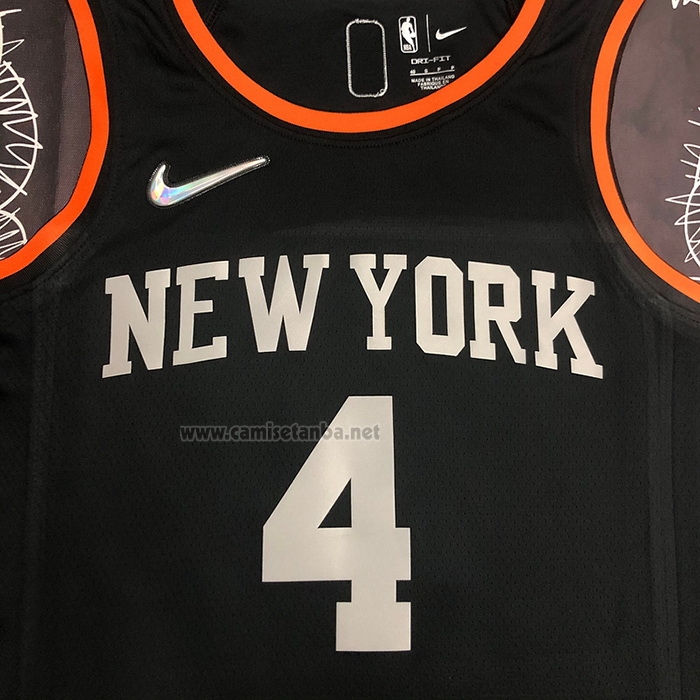 Camiseta New York Knicks Derrick Rose #4 Select Series Negro